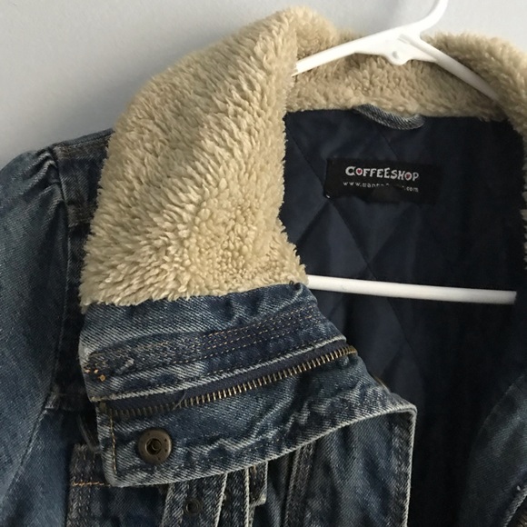 🎀HOST PICK🎀 Denim Sherpa Jacket - Picture 2 of 8